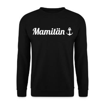 Mamitän Anker Capitaine Fête des Mères Enfants Gebu - Sweat-shirt Unisexe - noir - Devant - Alina (178cm) & Michal (187cm)
