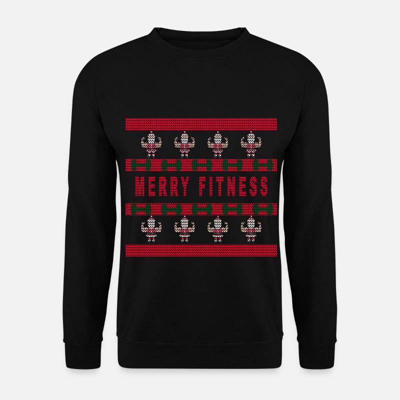 Fitness - Ugly Christmas Sweater - Unisex Pullover - Schwarz