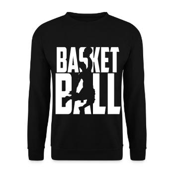 basket-ball - Sweat-shirt Unisexe - noir - Devant - Alina (178cm) & Michal (187cm)