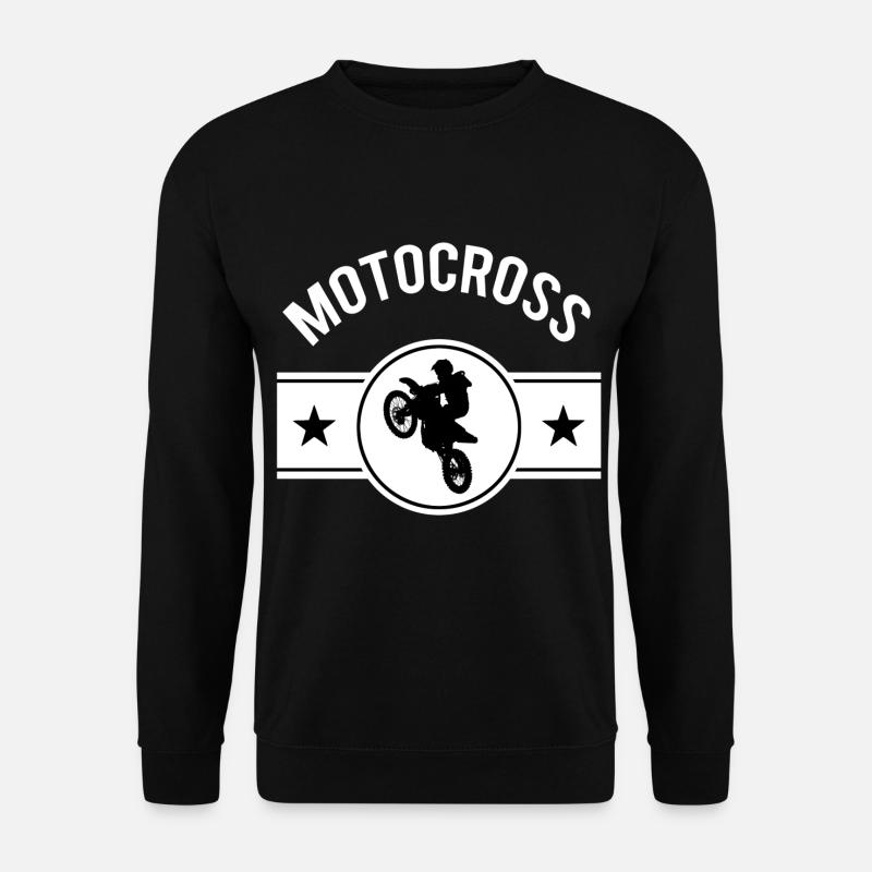 motocross - Unisex Pullover - Schwarz