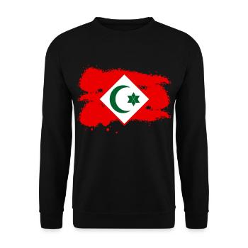 Rif - Sweat-shirt Unisexe - noir - Devant - Alina (178cm) & Michal (187cm)