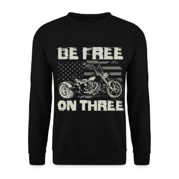 Trike - Sweat-shirt Unisexe - noir - Devant - Alina (178cm) & Michal (187cm)