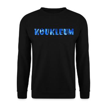 Kühl für alle, denen kalt ist # - Unisex Pullover - Schwarz - Vorne - Alina (178cm) & Michal (187cm)