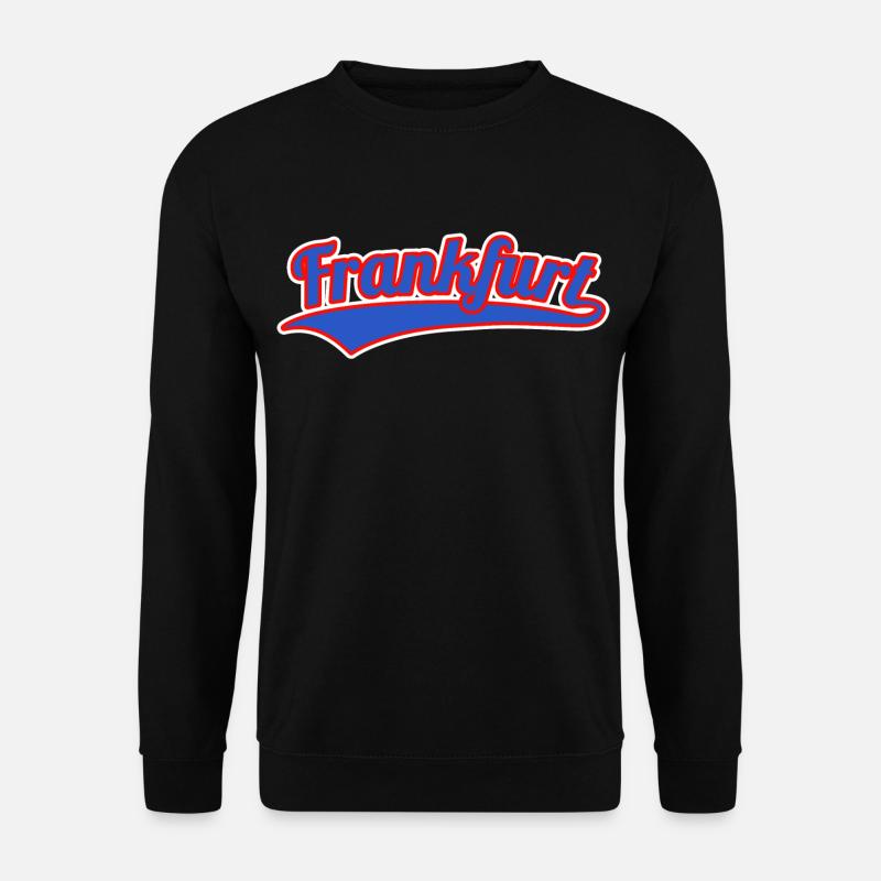 Frankfurt Deutschland Souvenir - Unisex Pullover - Schwarz