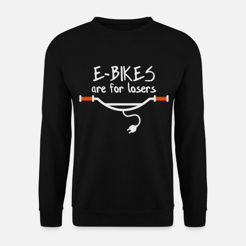 E-Bikes sind für Verlierer - Unisex Pullover - Schwarz