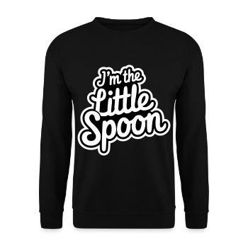 I'm The Little Spoon 16 - Unisex Pullover - Schwarz - Vorne - Alina (178cm) & Michal (187cm)