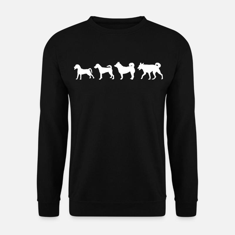 Hund Evolution - Unisex Pullover - Schwarz