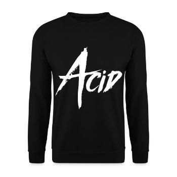 ACID - Unisex Pullover - Schwarz - Vorne - Alina (178cm) & Michal (187cm)