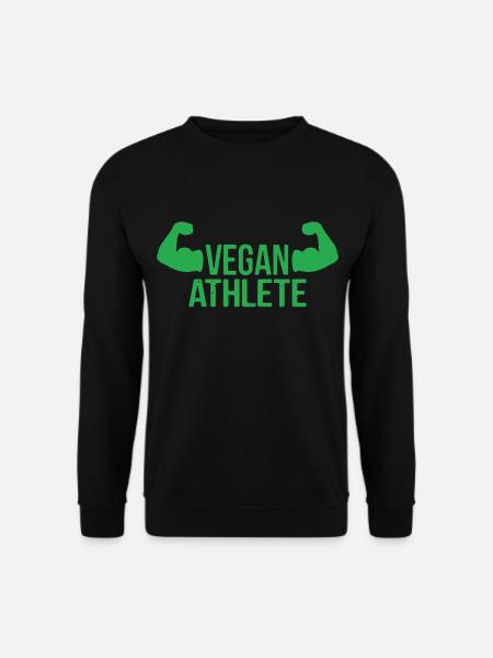 Vegan Athlete - Unisex Sweatshirt - black