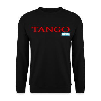 Tango - Unisex Sweatshirt - black - Front - Alina (178cm) & Michal (187cm)