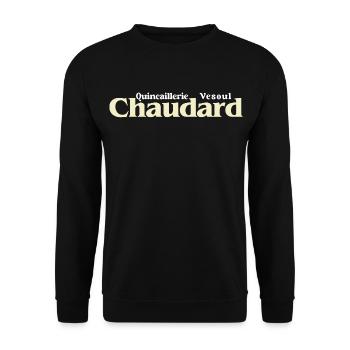 Quincaillerie Chaudard Vesoul Film Culte Compagnie - Unisex Sweatshirt - black - Front - Alina (178cm) & Michal (187cm)