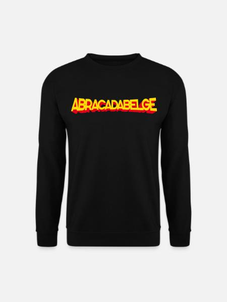 ABRACADABELGIAN - BELGIUM - Unisex Sweatshirt - black