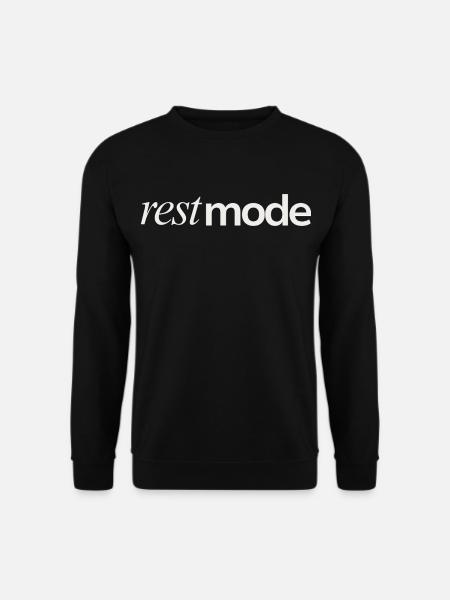 Rest Mode Mood - Unisex Sweatshirt - black
