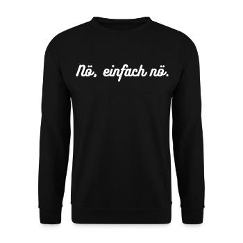 Heimatliebe Nord - Unisex Pullover - Schwarz - Vorne - Alina (178cm) & Michal (187cm)