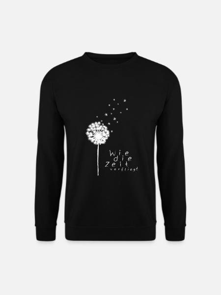 How Time Flies - Dandelion T-Shirt. - Unisex Sweatshirt - black