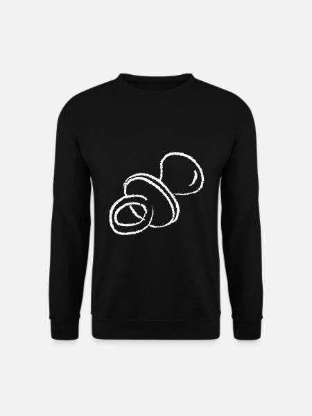 Baby Schnuller Schnulli Kind Nerd - Unisex Pullover - Schwarz