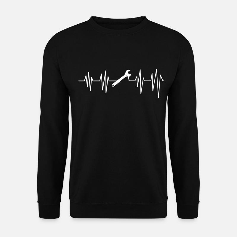 Handwerker und Hobbyschrauber - Unisex Pullover - Schwarz