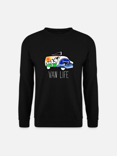 VAN LIFE VANLIFER NOMADS - Sweat-shirt Unisexe - noir