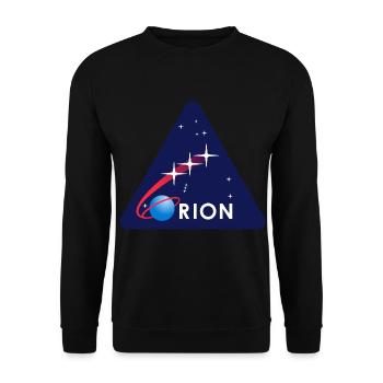 Orion SLS Exploration Mission 2 NASA - Unisex Sweatshirt - black - Front - Alina (178cm) & Michal (187cm)