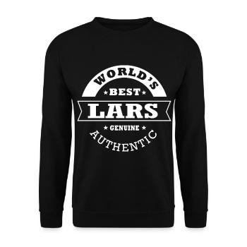 Lars Gift Man name lars - Unisex Pullover - Schwarz - Vorne - Alina (178cm) & Michal (187cm)
