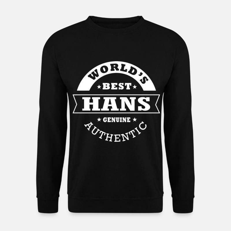 Hans Gift name hans - Unisex Sweatshirt - black