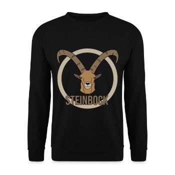 Horoscope du zodiaque Capricorne - Sweat-shirt Unisexe - noir - Devant - Alina (178cm) & Michal (187cm)