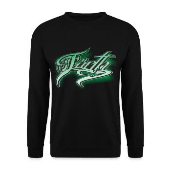 Fürth - Unisex Pullover - Schwarz - Vorne - Alina (178cm) & Michal (187cm)