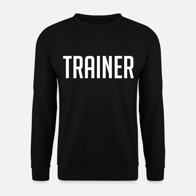 Trainer coach t-shirt - Unisex Sweatshirt - black