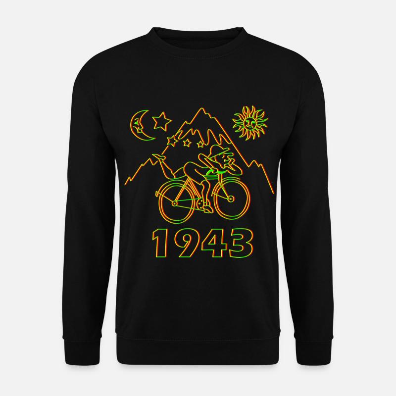 Lysergic acid diethylamide Albert Hoffmann - Unisex Sweatshirt - black