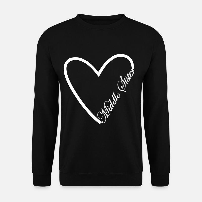 Middle Sister Mittlere Schwester - Unisex Pullover - Schwarz