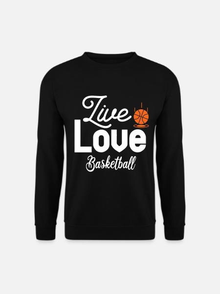 Live Love Basketball - Genser unisex - svart