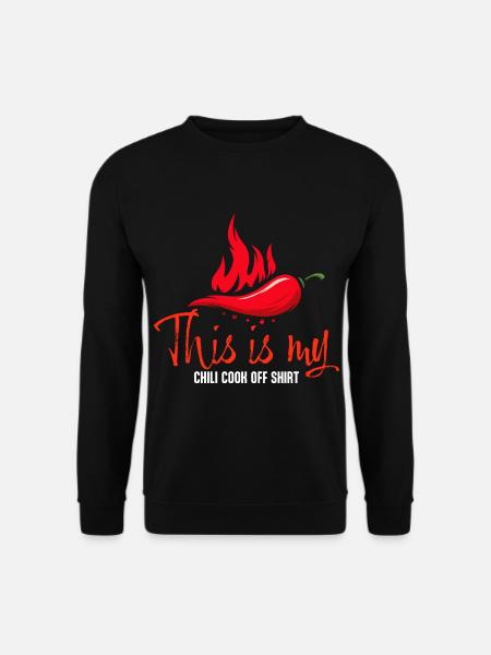 This Is My Chili Cook Off Shirt - Chilischote - Unisex Pullover - Schwarz
