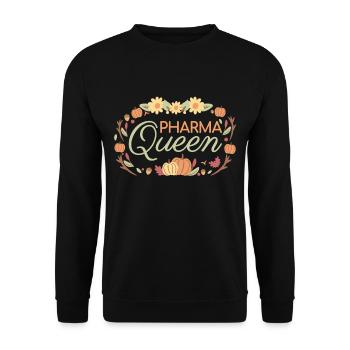 Pharmacie Pharma Queen Pastel - Sweat-shirt Unisexe - noir - Devant - Alina (178cm) & Michal (187cm)
