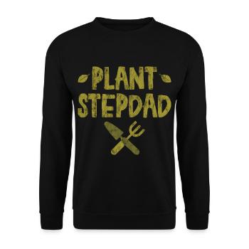 Plant Stepdad 3 - Unisex Pullover - Schwarz - Vorne - Alina (178cm) & Michal (187cm)