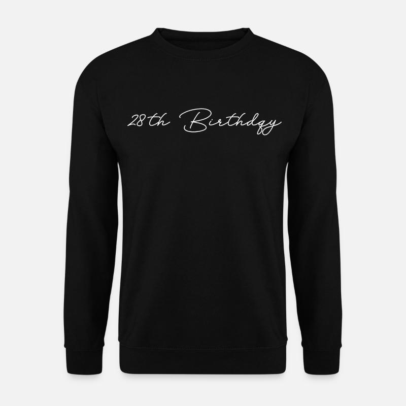 28th birthday - Unisex Sweatshirt - black