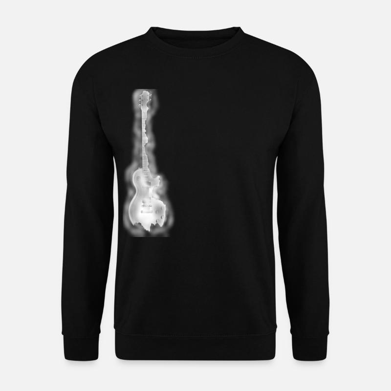 Elektrogitarre, guitar - Unisex Pullover - Schwarz