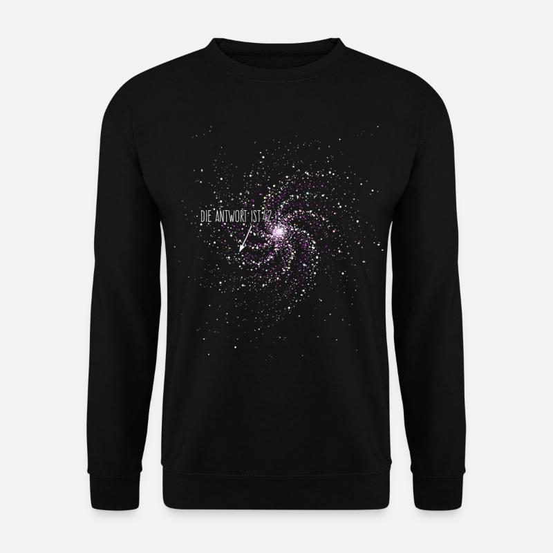 Die Antwort ist 42 - Unisex Pullover - Schwarz