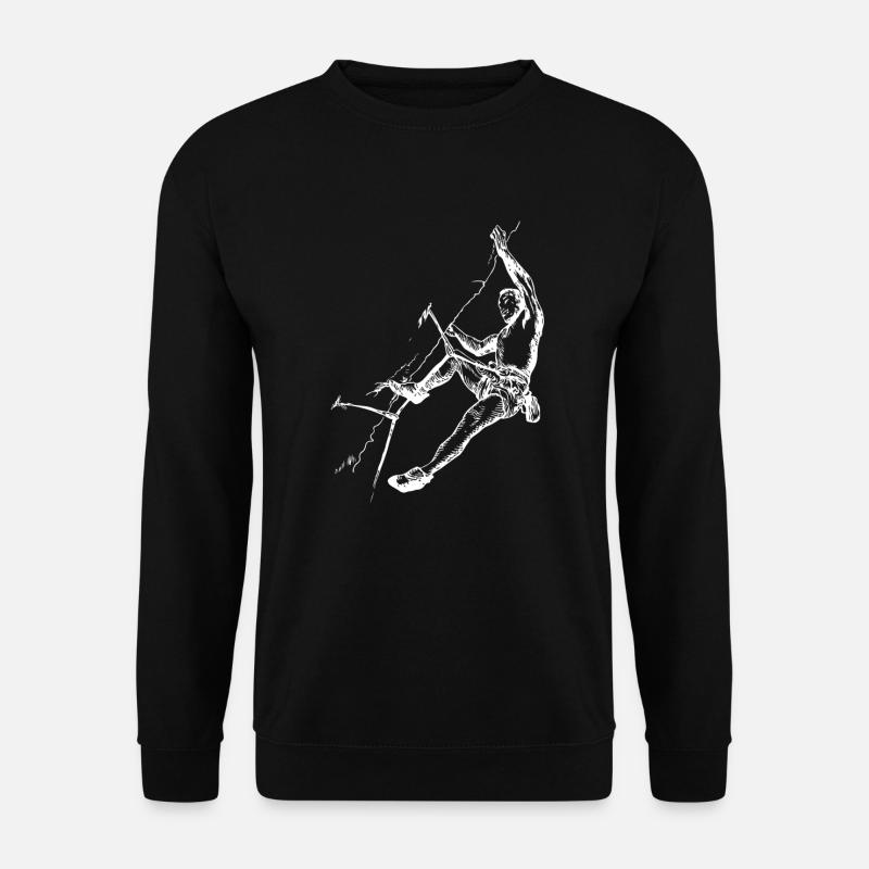 Climbing Climb - Unisex Sweatshirt - black