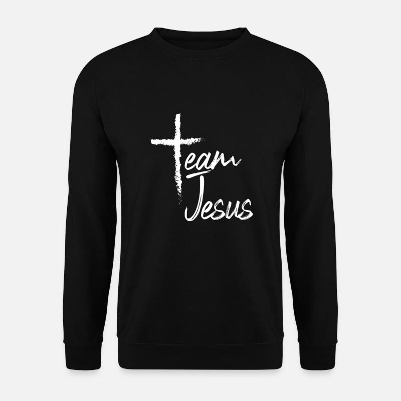 Team Jesus Kreuz - Unisex Pullover - Schwarz
