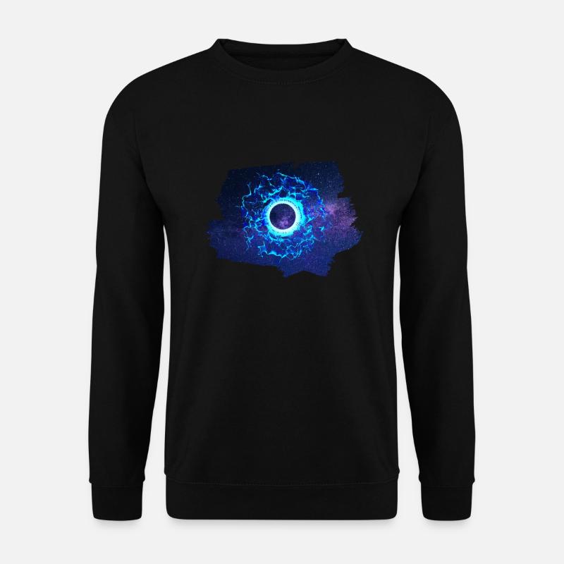 Schwarzes Loch - Astronomie - Unisex Pullover - Schwarz