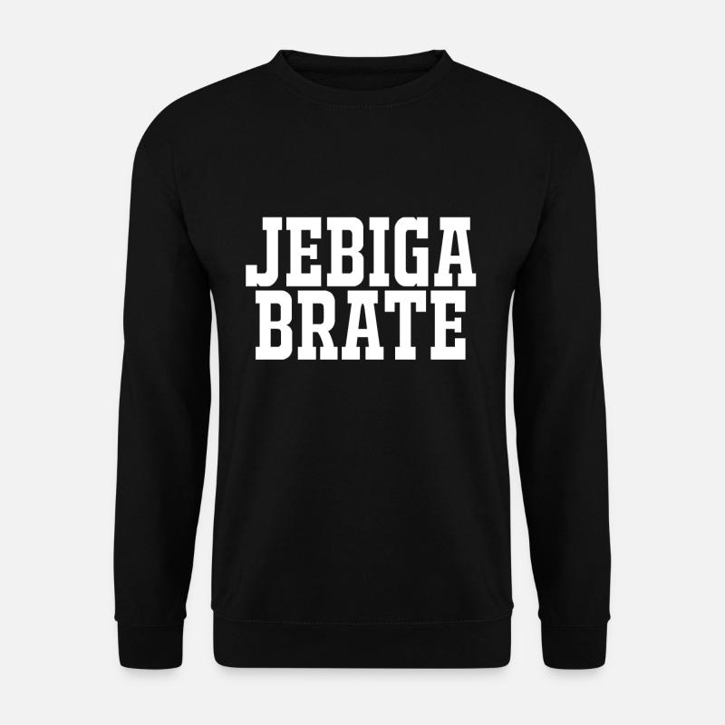 Balkan Jebote als Geschenk für Jebiga aus serbien - Unisex Pullover - Schwarz