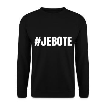 Balkan geschenk für Jebote oder Jebiga serbien - Unisex Pullover - Schwarz - Vorne - Alina (178cm) & Michal (187cm)