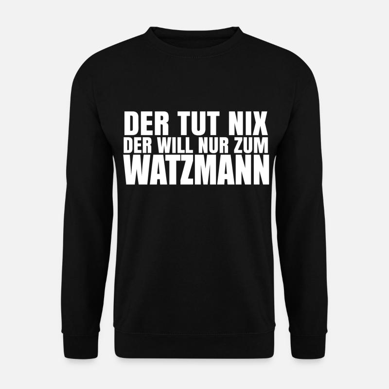 Watzmann Berg - Unisex Pullover - Schwarz