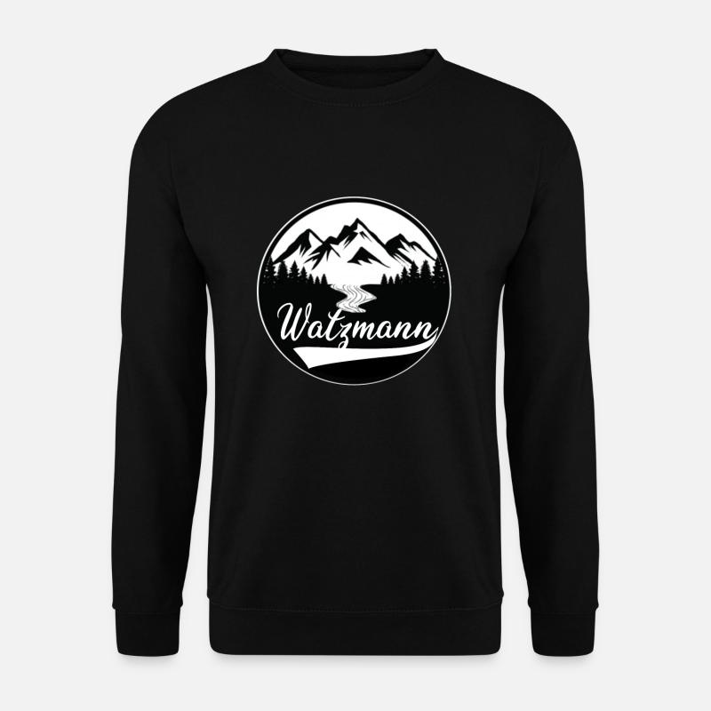 Watzmann berg - Unisex Pullover - Schwarz