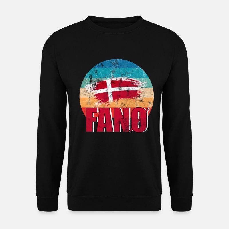 Fanö Insel Fanø Geschenk in Dänemark Kopenhagen - Unisex Pullover - Schwarz
