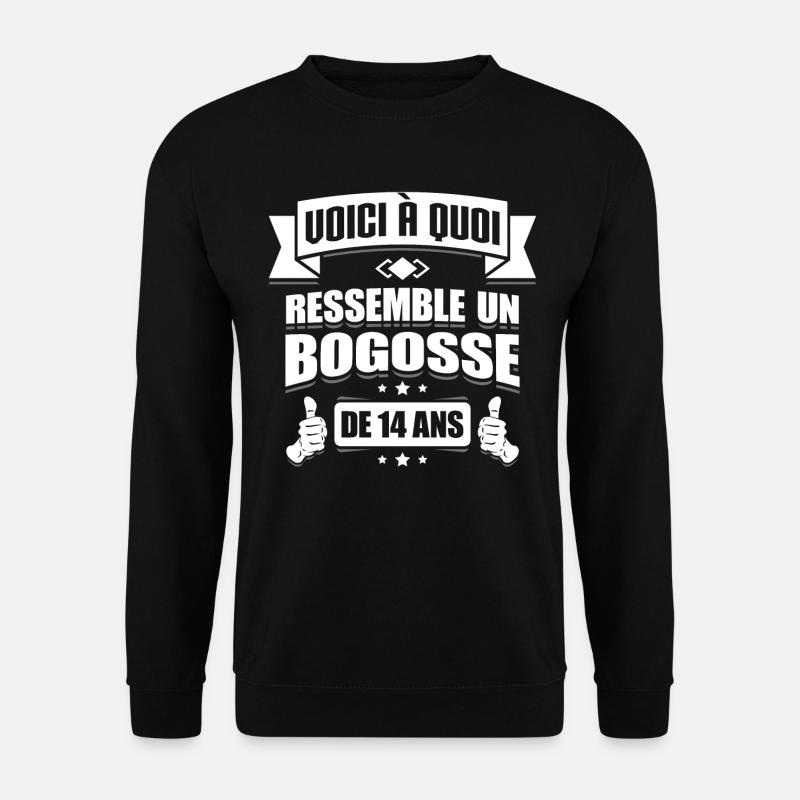 BOGOSSE DE 14 ANS - Sweat-shirt Unisexe - noir