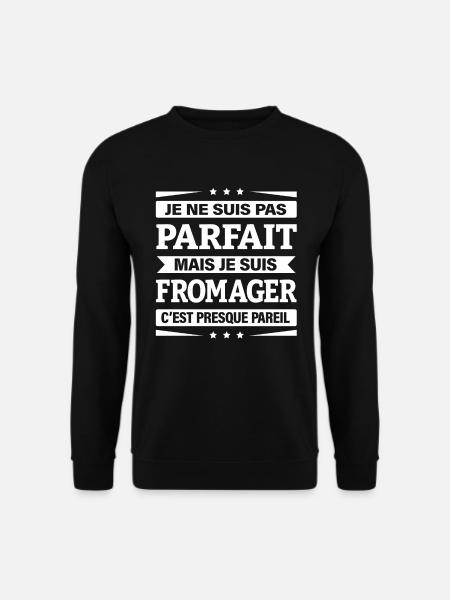 JE SUIS FROMAGER - Sweat-shirt Unisexe - noir
