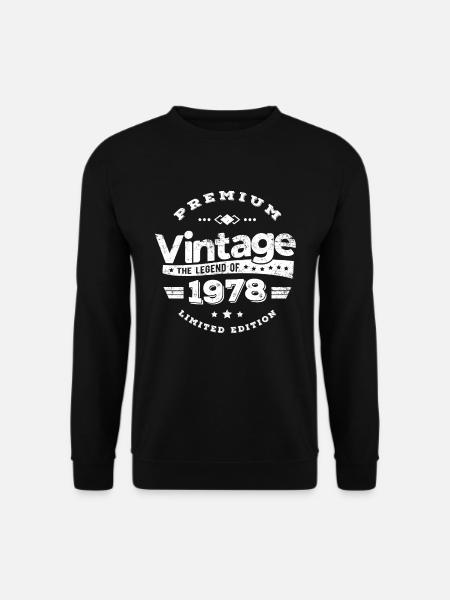 VINTAGE 1978 - Unisex Pullover - Schwarz