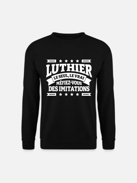 LUTHIER LE SEUL LE VRAI - Sweat-shirt Unisexe - noir