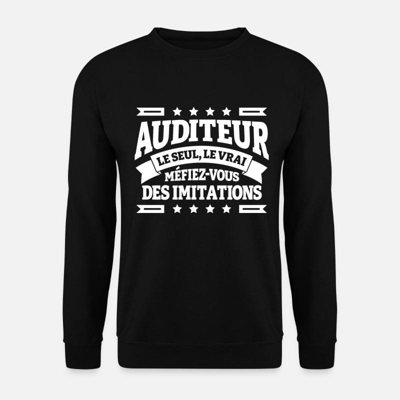 AUDITEUR LE SEUL LE VRAI - Sweat-shirt Unisexe - noir